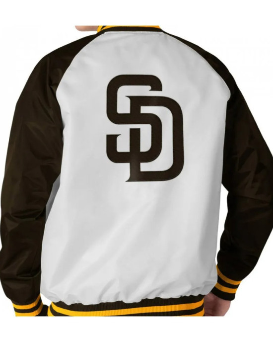 Men's Padres San Diego SD Varsity Jacket Men's Padres San Diego SD Varsity Jacket