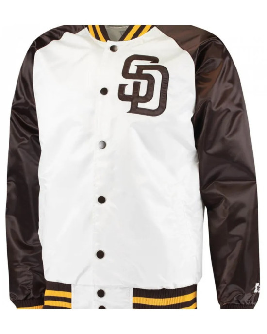 Men's Padres San Diego SD Varsity Jacket Men's Padres San Diego SD Varsity Jacket