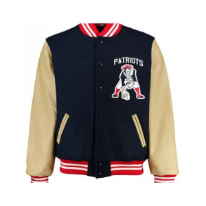 Men's Patriots Varsity Bomber Jacket