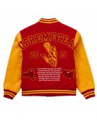 Men's Supreme Team Letterman Varsity Jacket