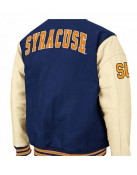 Men's Syracuse S Letterman Blue Jacket