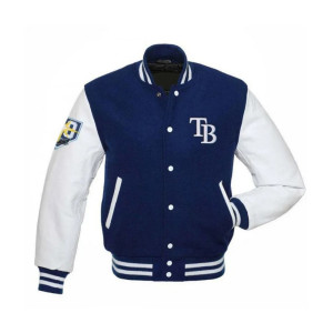 Men's TB Rays Blue and White Jacket