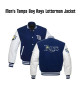 Men's TB Rays Blue and White Jacket Men's TB Rays Blue and White Jacket