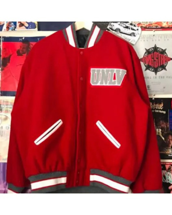 Men's UNLV Letterman Varsity Wool Jacket Men's UNLV Letterman Varsity Wool Jacket