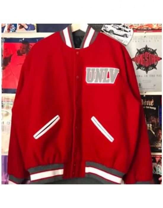 Men's UNLV Letterman Varsity Wool Jacket