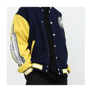 Men's Varsity CZ Editorial Department Baseball Wool Jacket