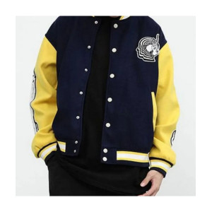 Men's Varsity CZ Editorial Department Baseball Wool Jacket