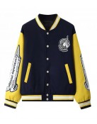 Men's Varsity CZ Editorial Department Baseball Wool Jacket