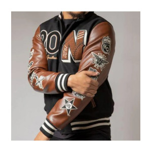 Men's Varsity Negro League Baseball Bomber Jacket