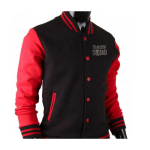 Men's Varsity Suicide Squad Letterman Jacket