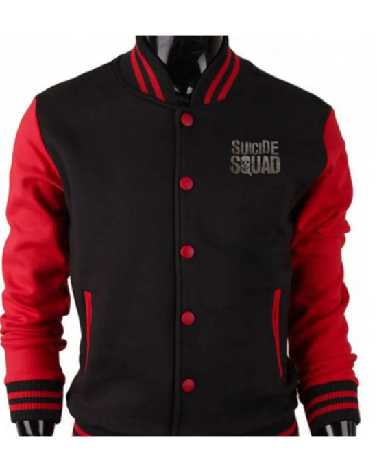 Men's Varsity Suicide Squad Letterman Jacket