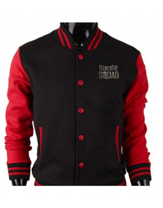 Men's Varsity Suicide Squad Letterman Jacket
