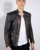 Mens 2 In 1 Thor Vintage Moto Quilted Leather Jacket