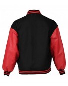 Mens Baseball Corvette Varsity Round Collar Bomber Letterman Jacket