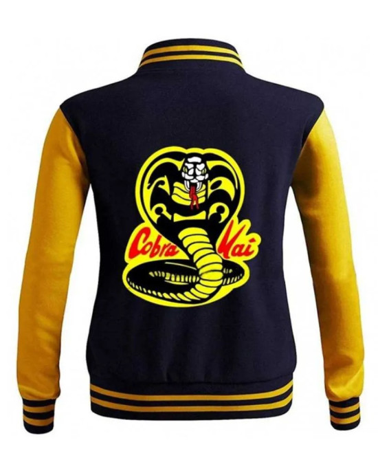 Mens Cobra Kai Moletom Karate Kid Varsity Letterman Bomber Jacket Mens Cobra Kai Moletom Karate Kid Varsity Letterman Bomber Jacket