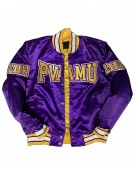 Men’s Embroidered Prairie View A&M University Purple Jacket