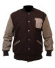 Mens Hotline Miami B Logo Varsity Wool Bomber Jacket