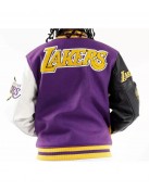 Mens Pro Standard Los Angeles LAKERS LOGO Varsity Jacket