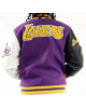 Mens Pro Standard Los Angeles LAKERS LOGO Varsity Jacket