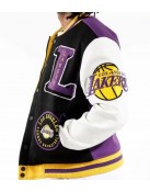 Mens Pro Standard Los Angeles LAKERS LOGO Varsity Jacket