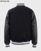 Mens Raiders Black Varsity Jacket Mens Raiders Black Varsity Jacket