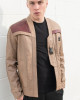 Mens Rebel Finn Light Brown Rebel Leather Costume Jacket Mens Rebel Finn Light Brown Rebel Leather Costume Jacket