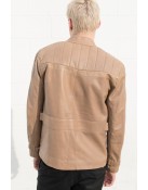 Mens Rebel Finn Light Brown Rebel Leather Costume Jacket