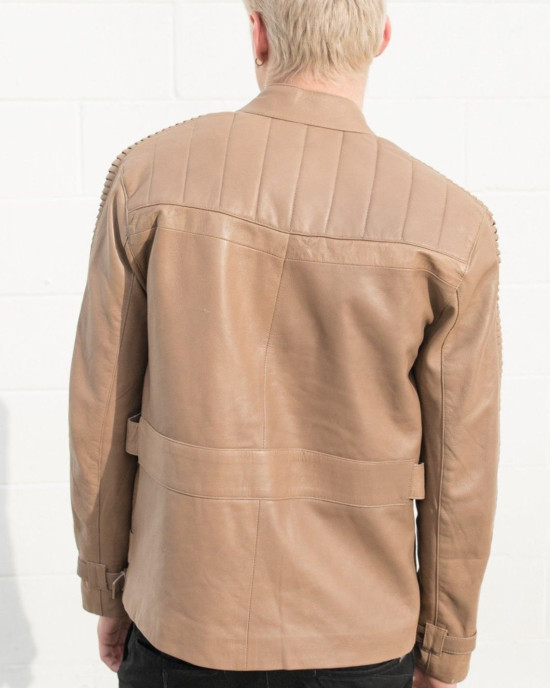 Mens Rebel Finn Light Brown Rebel Leather Costume Jacket Mens Rebel Finn Light Brown Rebel Leather Costume Jacket