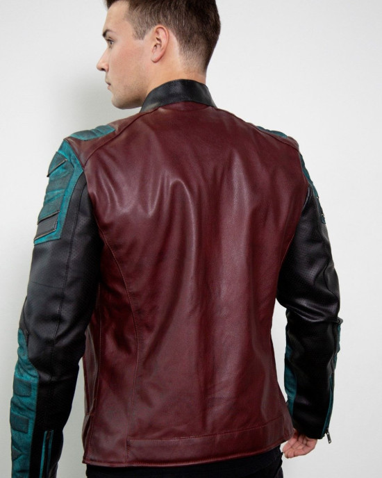 Mens Robin The Titans Leather Halloween Costume Jacket Mens Robin The Titans Leather Halloween Costume Jacket