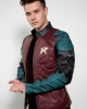 Mens Robin The Titans Leather Halloween Costume Jacket Mens Robin The Titans Leather Halloween Costume Jacket