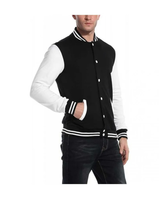 Mens Slim Fit Varsity Baseball Jacket Mens Slim Fit Varsity Baseball Jacket