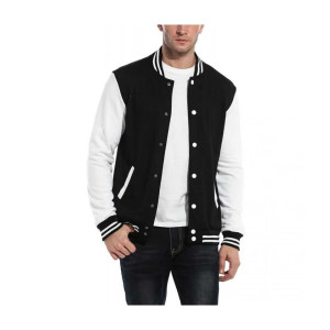 Mens Slim Fit Varsity Baseball Jacket