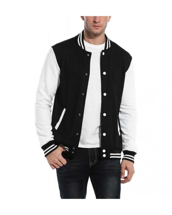 Mens Slim Fit Varsity Baseball Jacket Mens Slim Fit Varsity Baseball Jacket