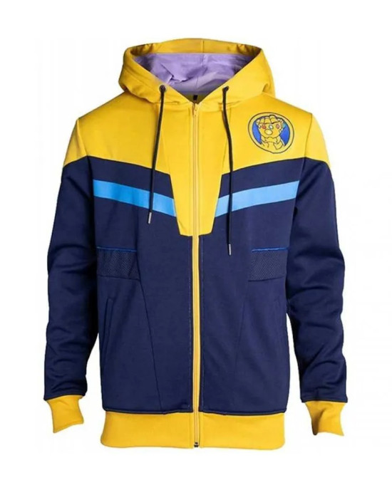 Mens Super Villain Athletic Gym Wear Gauntlet Logo Fleece Hoodie Jacket Mens Super Villain Athletic Gym Wear Gauntlet Logo Fleece Hoodie Jacket