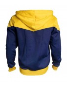 Mens Super Villain Athletic Gym Wear Gauntlet Logo Fleece Hoodie Jacket