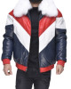 Mens V-Bomber Leather Jacket Mens V-Bomber Leather Jacket