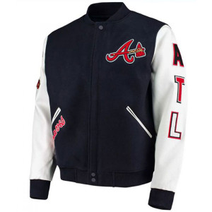 Men’s Atlanta Braves ATL Letterman Jacket