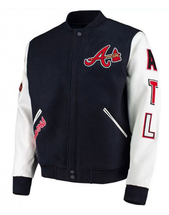 Men’s Atlanta Braves ATL Letterman Jacket
