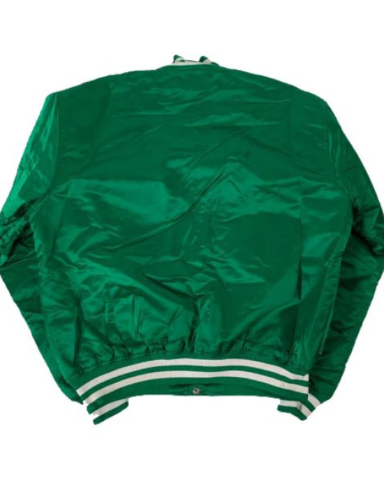 Men’s Boston Celtics Green Satin Jacket