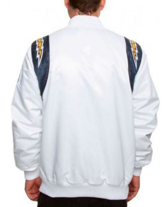 Men’s Chargers Los Angeles Satin Jacket Men’s Chargers Los Angeles Satin Jacket