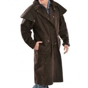 Men’s Cowboy Low Ride Duster Trench Coat