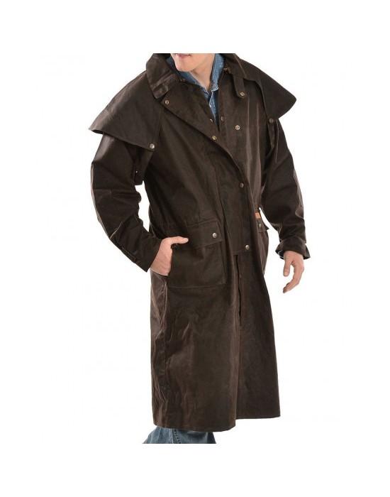 Men’s Cowboy Low Ride Duster Trench Coat