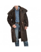 Men’s Cowboy Low Ride Duster Trench Coat