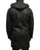 Men’s Duffle Shearling Sheepskin Hooded Leather Coat Men’s Duffle Shearling Sheepskin Hooded Leather Coat