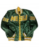 Men’s Embroidered Norfolk State University Green Jacket