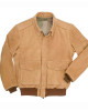 Men’s Gentleman Pilot A-2 Flight Brown Suede Jacket Men’s Gentleman Pilot A-2 Flight Brown Suede Jacket