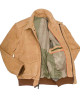 Men’s Gentleman Pilot A-2 Flight Brown Suede Jacket Men’s Gentleman Pilot A-2 Flight Brown Suede Jacket