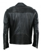 Men’s Godspeed Motorcycle Padded Leather Jacket