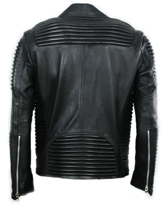 Men’s Godspeed Motorcycle Padded Leather Jacket