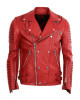Men’s Godspeed Motorcycle Padded Leather Jacket